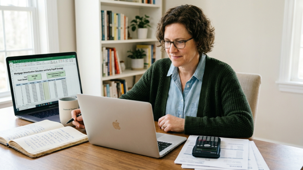 pessoa sorrindo aliviada olhando para o celular após abrir conta digital e retomar vida financeira mesmo negativada